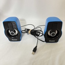 USB Powered Desktop Computer Speakers – Compact  Multimedia PC Speakers – picture
