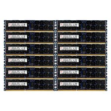 PC3L-10600 12x16GB HP Proliant DL320 DL360 DL370 DL380 ML330 ML350 G6 Memory Ram picture