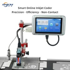 Automatic online inkjet printer, no conveyor to print batch codes-- picture