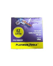 Platinum Tools EZ-RJ45 Cat5e Connector 100003B 100 Piece Box picture