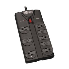 Eaton Tripp Lite Series Tlp808B 8 Outlet Surge Protector Power Strip Flat Plug picture