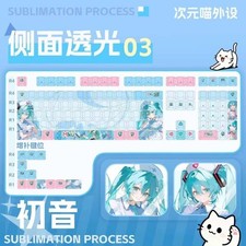 Hatsune Miku theme Anime 119pcs Keycaps Set For Mechanical Keyboard picture
