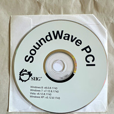 SIIG SoundWave PCI Driver/Utility Software CD Win 8/7/Vista/XP MPN 02-1185C picture
