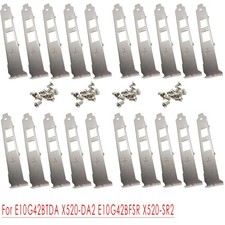 20Pcs Full Height Bracket for Intel E10G42BTDA X520-DA2 E10G42BFSR X520-SR2 New picture