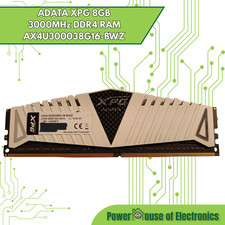 Adata XPG 8GB DDR4 3000MHz RAM (White) | AX4U300038G16-BWZ | 10402674 picture