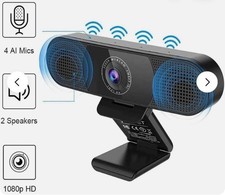 eMeet SmartCam C980 Pro All-in-One 1080P Webcam w/ 4 Mics and 2 Speak *OPEN BOX* picture
