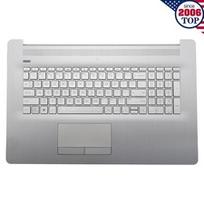 New HP 17-BY 17-CA 17Z-CA Palmrest Backlit Keyboard PTP Touchpad L92783-001 US picture