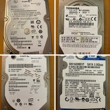 Lot of 4 x 160GB 2.5