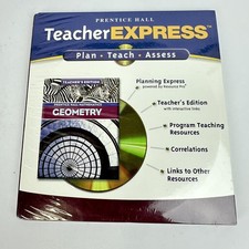 Prentice Hall TeacherEXPRESS Geometry Software CD-ROM Windows Mac 2004 NEW picture