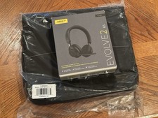Jabra Evolve2 65 UC Wireless Headphones Link390a, Stereo, Black 15.6” Laptop Bag picture