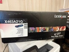 Genuine OEM Lexmark X463A21G Black Toner X463DE X464DE X466DE X466DTE X466DWE picture