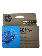 Original HP 936e Cyan EvoMore Ink Cartridge | Works  with HP OfficeJet 9120 picture
