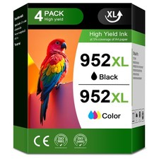 4PK 952XL Ink Cartridge for HP 952 XL Ink OfficeJet Pro 8710 8210 7740 8720 8715 picture