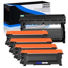 1x DR420 Drum & 4x TN450 Toner For Brother MFC-7860DW DCP-7060D HL-2230 HL-2240 picture