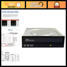 24X SATA DVD/RW Dual Layer Burner Drive - High-Speed CD/DVD Writer - Black picture