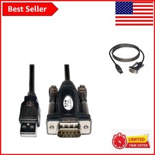 Versatile 5 Feet USB-A to DB9 RS232 Serial Adapter Cable – Male-Male Connection picture