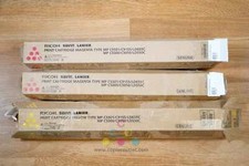 3 Cosmetic OEM Ricoh MP C5000,C5501,C9155,LD655C Magenta & Yellow Toners 841454, picture