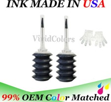 Black bulk refill ink kit with tools for HP Universal inkjet printer 2x30ml picture