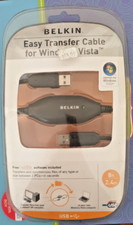NEW Belkin Easy Transfer Cable For Windows Vista USB to USB Software included picture