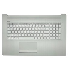 L92787-001 New for HP 17-BY 17-CA Palmrest Backlit Keyboard Touchpad 73H0 Silver picture