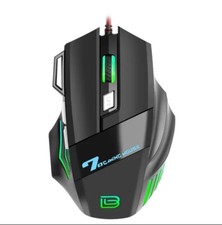 Bajeal Brand G5 Wired Gaming Mouse E-sport Chicken 7D Luminous RGB USB 3200 dpi picture