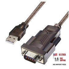 USB to RS232 Adapter with FTDI Chipset: 10ft USB 2.0 Male to RS232 Female DB9 picture