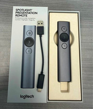 Logitech Spotlight Presentation Remote, USB Connectivity, Gray picture