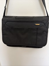 Targus Meridian II Messenger Bag Black Nylon Body Shoulder Bag Fit 15” Laptop picture