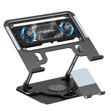 Laptop Cooling Pad with Detachable Fan & Cooler Cooling Laptop Stand Black picture