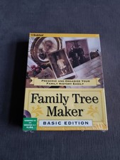 Vintage Broderbund Family Tree Maker Basic Edition 1996 - BRAND NEW SEALED picture