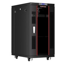 22U Server Rack IT Cabinet Data Network Rack Enclosure - 39-Inch Deep Rack Stand picture