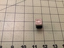 Apple IIe  Reset Cap & Switch Olive Green w/White Letters Original Replacement picture