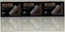 New Lot of 3 maxell helical scan 4mm data cartridge HS-4 120s picture
