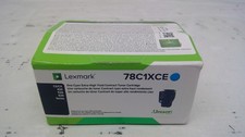 Genuine Lexmark Extra High Yield Cyan Toner Cartridge 78C1XCE picture