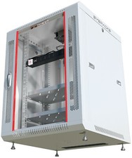 15U Wall Mount Server Rack Network Cabinet Data AV 24-inch Depth Locking GREY picture
