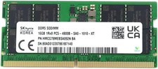 SK Hynix 32GB (2x16GB) DDR5-5600 PC5-44800 SODIMM RAM (HMCG78AGBSA092N AA) picture
