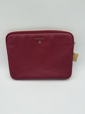 Michael Kors Jet Set Travel Lg Laptop Case Berry New With Tags 32H9GJ6T7L picture