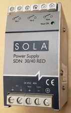 EMERSON SOLA SDN 30/40 RED POWER SUPPLY 24VDC 40A  Din Rail Mount - USED picture