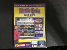 Lakeshore Interactive Math Quiz Game Show: Grades 4-6 Teaching CD-ROM Brand NEW picture