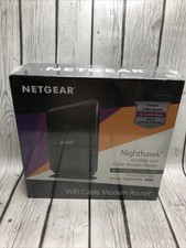 New /Sealed NETGEAR Nighthawk AC1900 WiFi Cable Modem Router C7000 Cat7 Cables picture