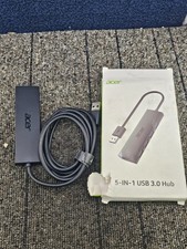 ACER ODK350: 5-in-1 USB 3.0 Hub - 4 x USB 3.0, 1 x USB-C, 5 Ports Total 5V, 2.5A picture