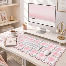 Light Pink Scalloped Writing Pad, 35.4