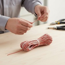 Southwire 24/2 Low Voltage Wire - 50ft Heavy-Duty Copper for Safe Installations picture