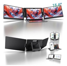 KYY X90D 15.6in Portable IPS LCD Monitor FHD 1920x1080 60Hz Grey picture