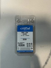 Crucial 32GB 1x32GB DDR4 3200 SODIMM Memory Module CT32G4SFD832A 