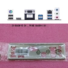For Asus PRIME B660M-K D4,EX-B660M-V5 D4 I/O Shield Back Plate Blende Bracket picture