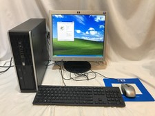 Windows XP Desktop computer HP 3GB / Fast Dual Core 32 bit + Monitor + VID Card picture