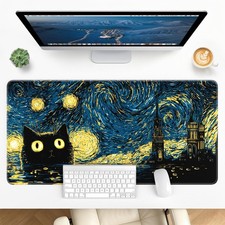 Large Gaming Mouse Pad XL Desk Protector Non Slip Base Office Keyboard Mat picture