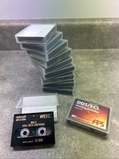 Maxell HS-4/125S DDS-3 4mm Data Cartridge 12.0 Gig-USED-Qty 10-AND 1 Cleaner picture