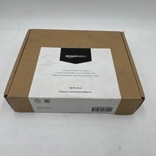 Amazon Basics Computer Power Cord Black 10ft  picture